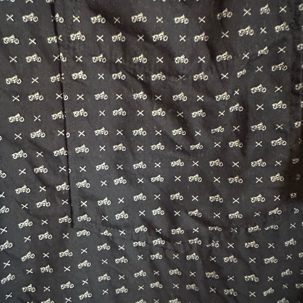 Haggar men’s sz medium casual button down - Picture 2 of 3